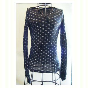 Hurley Henley Long Sleeve with Print Size S